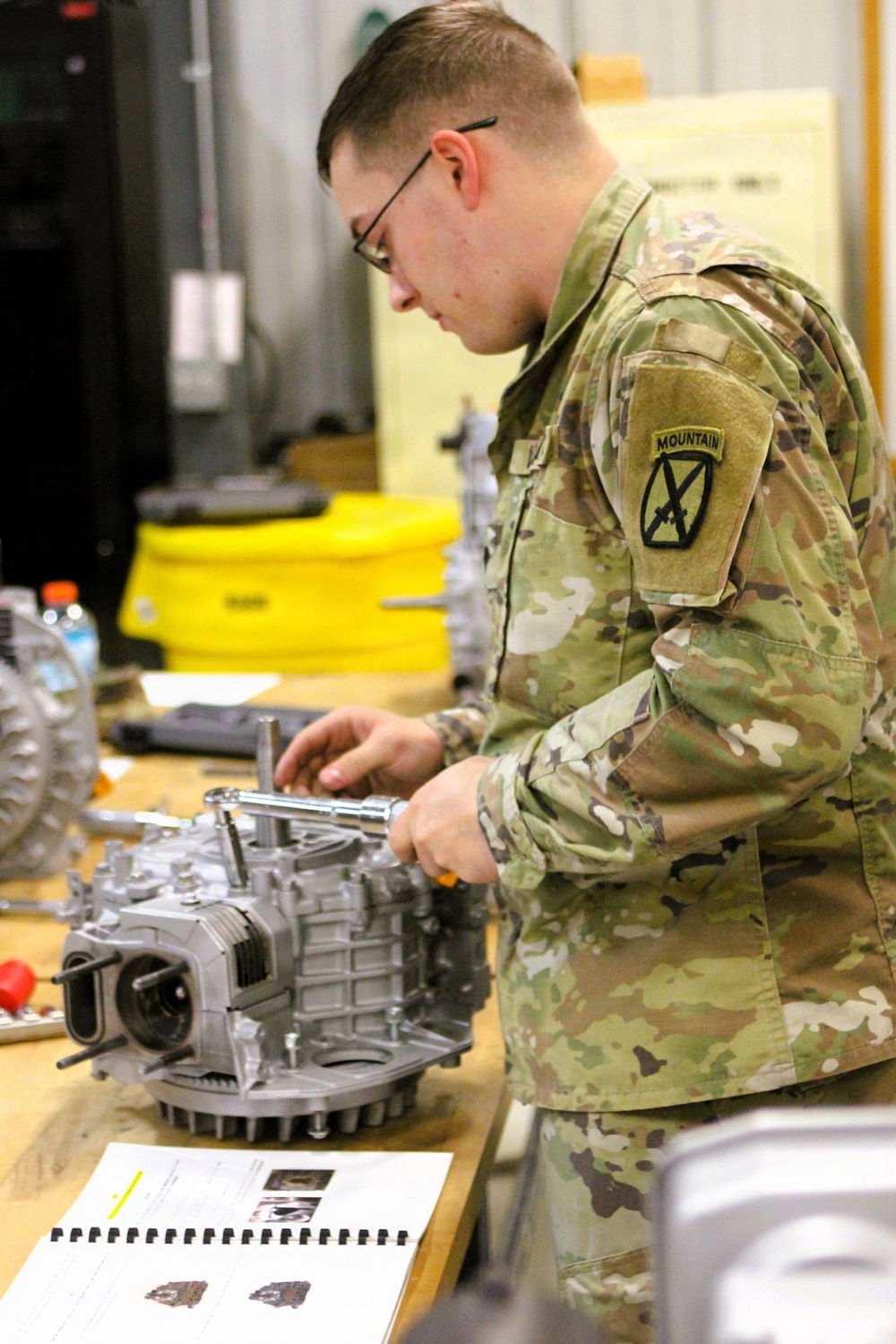 91J10 Quartermaster and Chemical Equipment Repairer Course at Fort McCoy