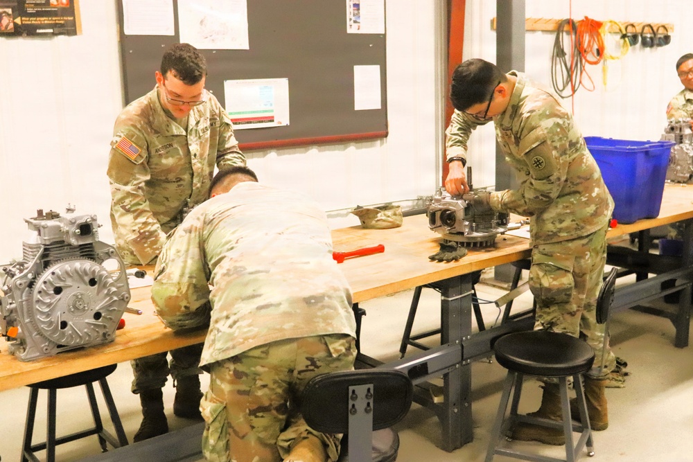 91J10 Quartermaster and Chemical Equipment Repairer Course at Fort McCoy