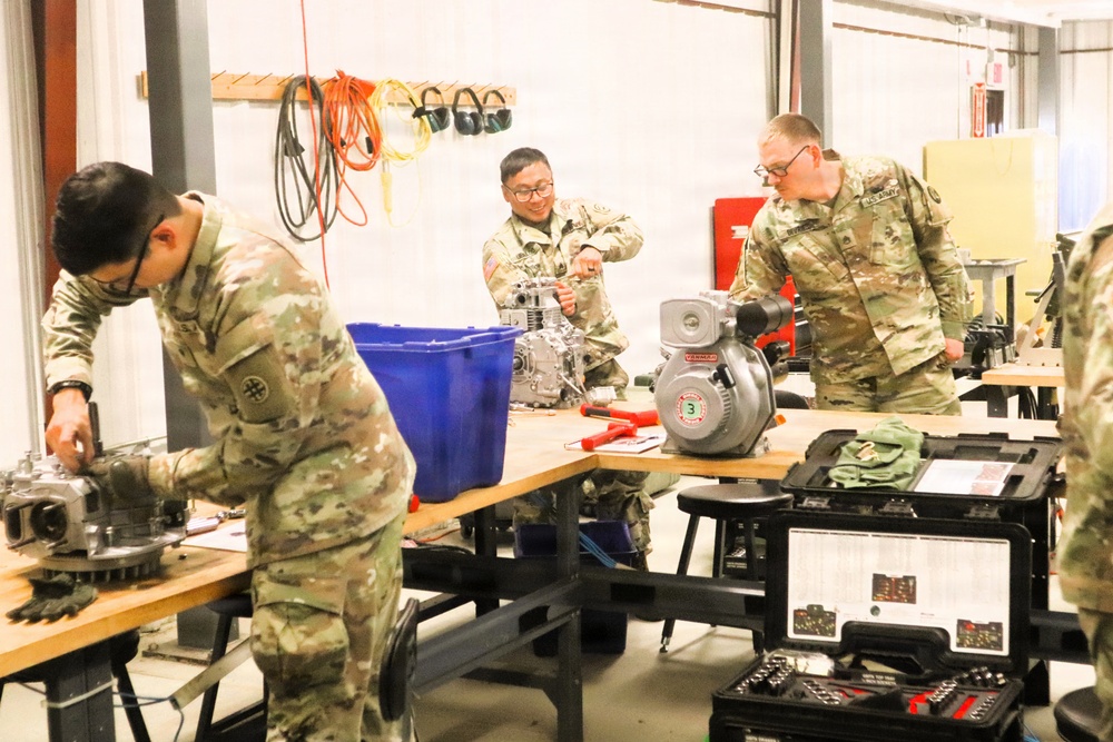 91J10 Quartermaster and Chemical Equipment Repairer Course at Fort McCoy