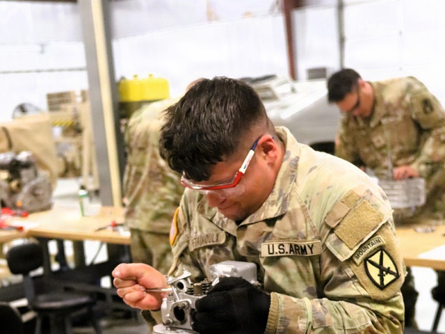 91J10 Quartermaster and Chemical Equipment Repairer Course at Fort McCoy