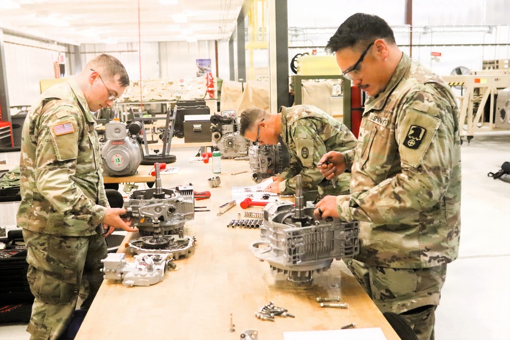 91J10 Quartermaster and Chemical Equipment Repairer Course at Fort McCoy