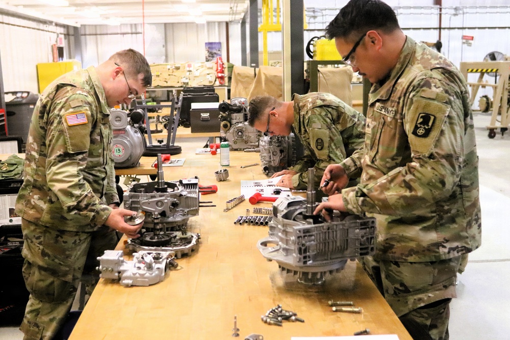 91J10 Quartermaster and Chemical Equipment Repairer Course at Fort McCoy
