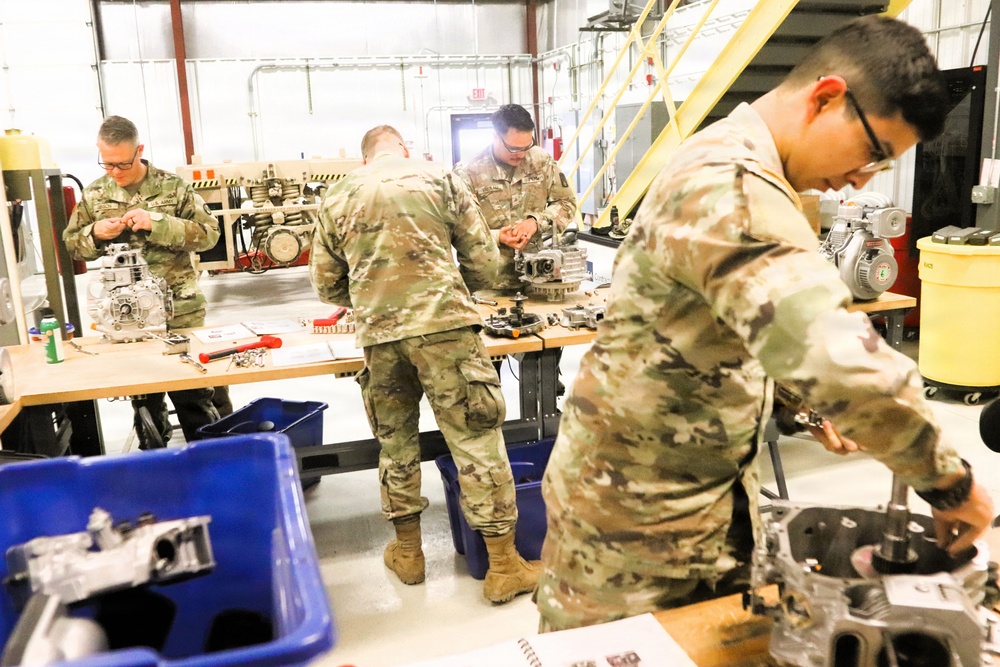 91J10 Quartermaster and Chemical Equipment Repairer Course at Fort McCoy
