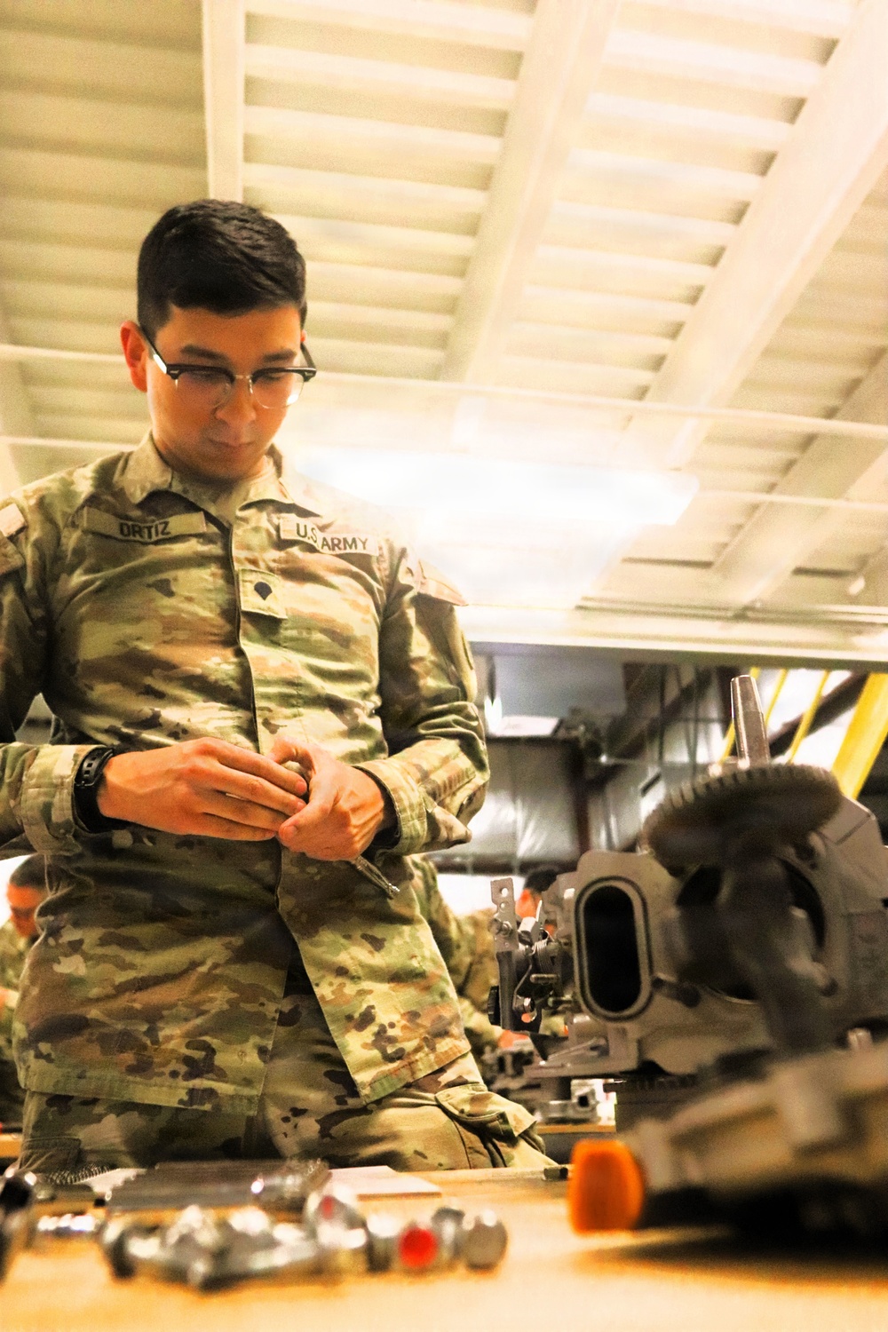 91J10 Quartermaster and Chemical Equipment Repairer Course at Fort McCoy