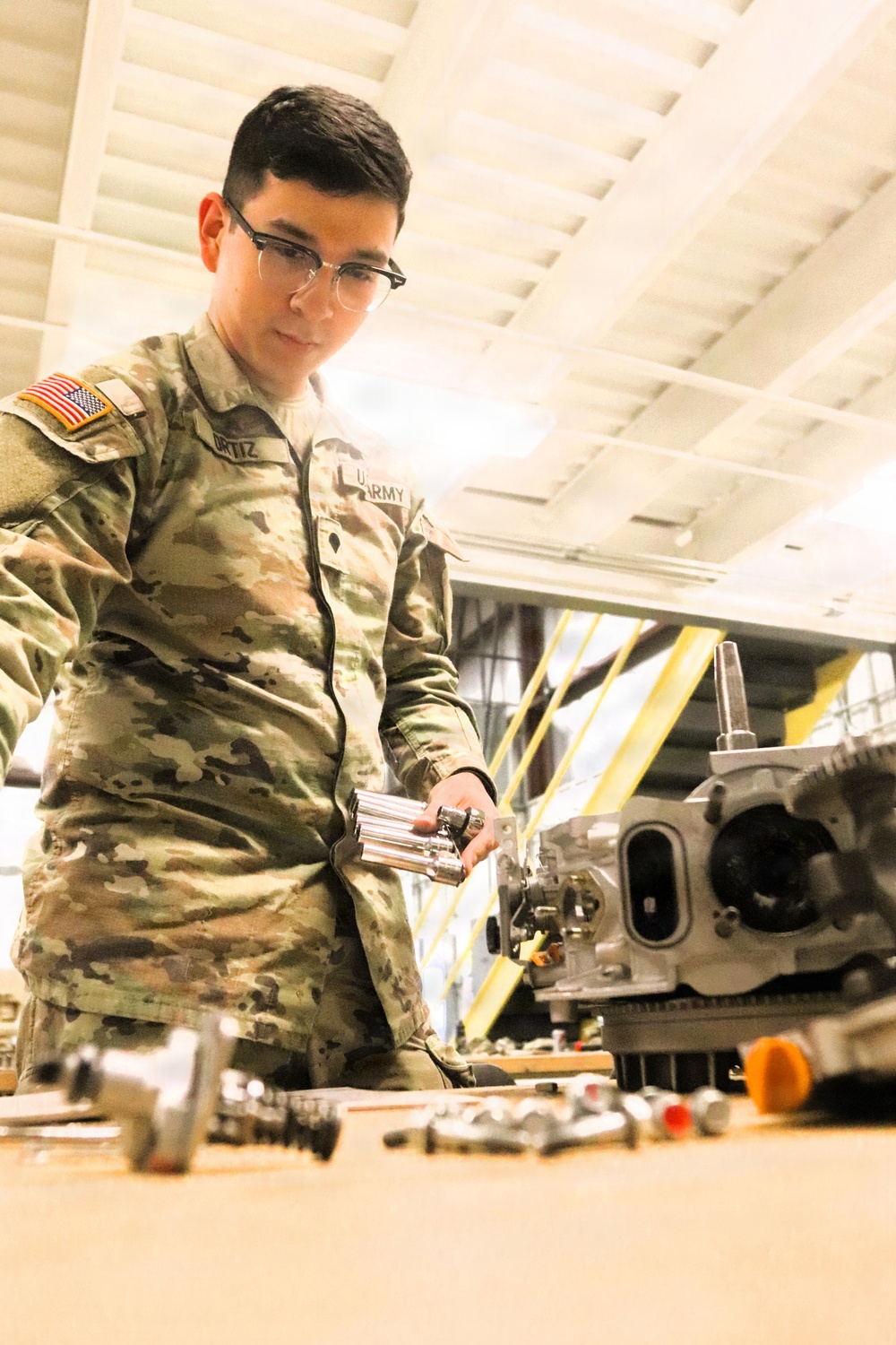 91J10 Quartermaster and Chemical Equipment Repairer Course at Fort McCoy
