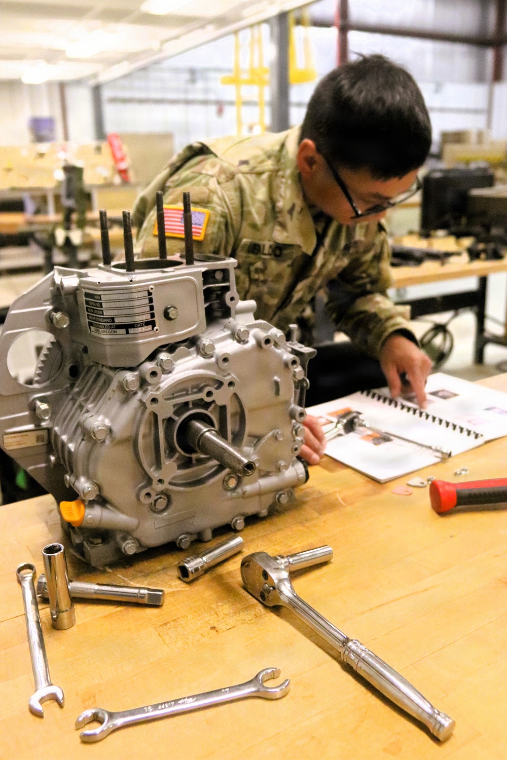 91J10 Quartermaster and Chemical Equipment Repairer Course at Fort McCoy