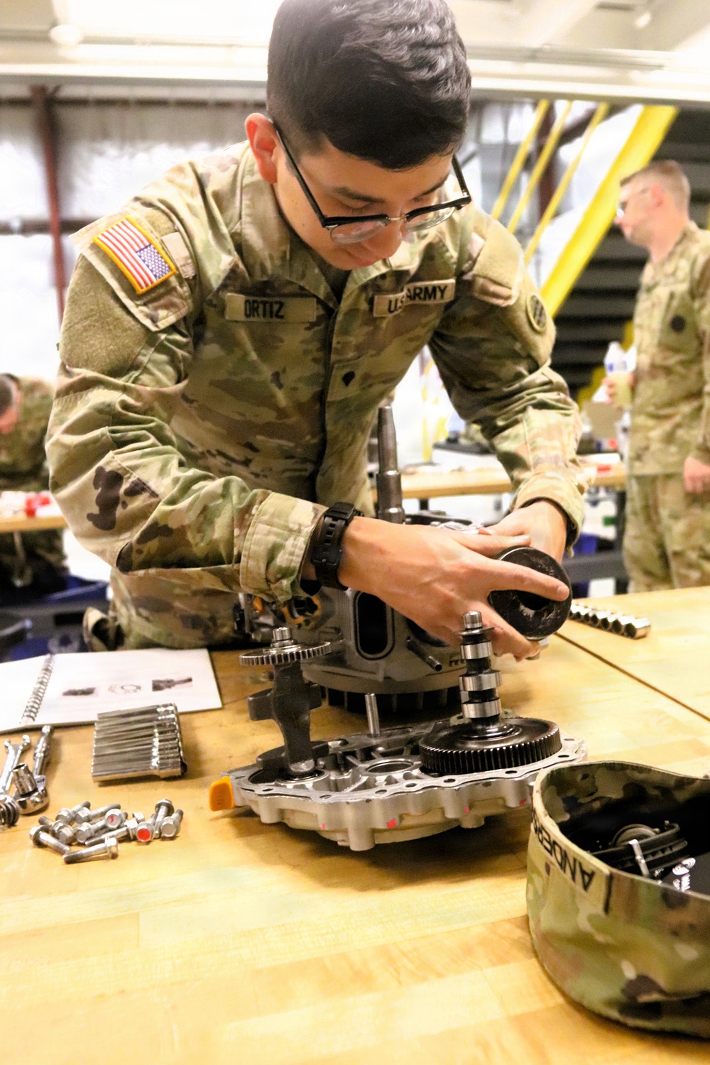 91J10 Quartermaster and Chemical Equipment Repairer Course at Fort McCoy