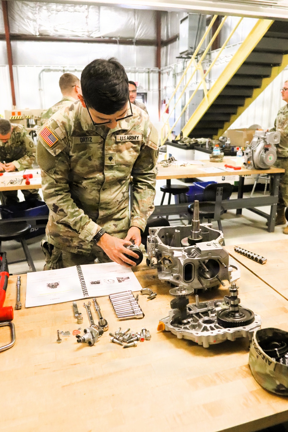 91J10 Quartermaster and Chemical Equipment Repairer Course at Fort McCoy