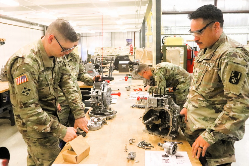 91J10 Quartermaster and Chemical Equipment Repairer Course at Fort McCoy