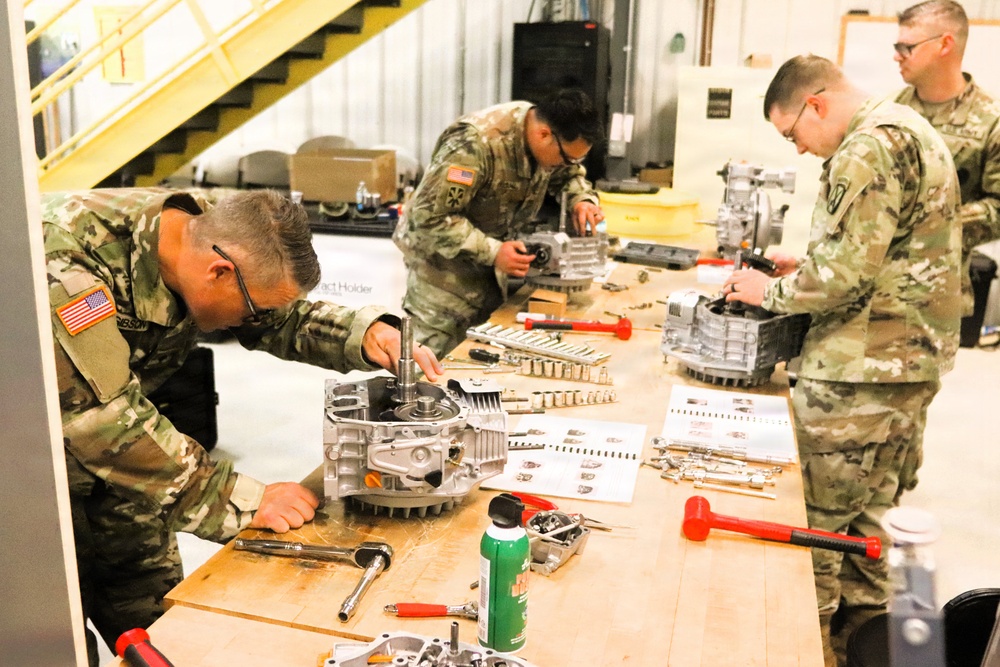91J10 Quartermaster and Chemical Equipment Repairer Course at Fort McCoy