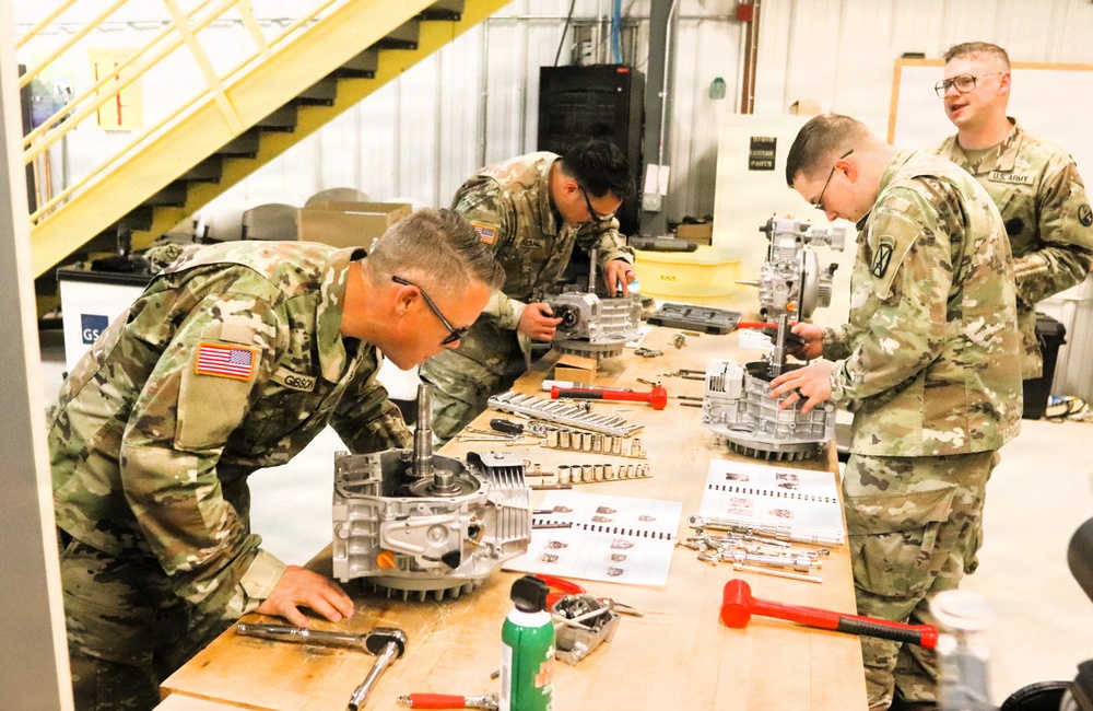 91J10 Quartermaster and Chemical Equipment Repairer Course at Fort McCoy