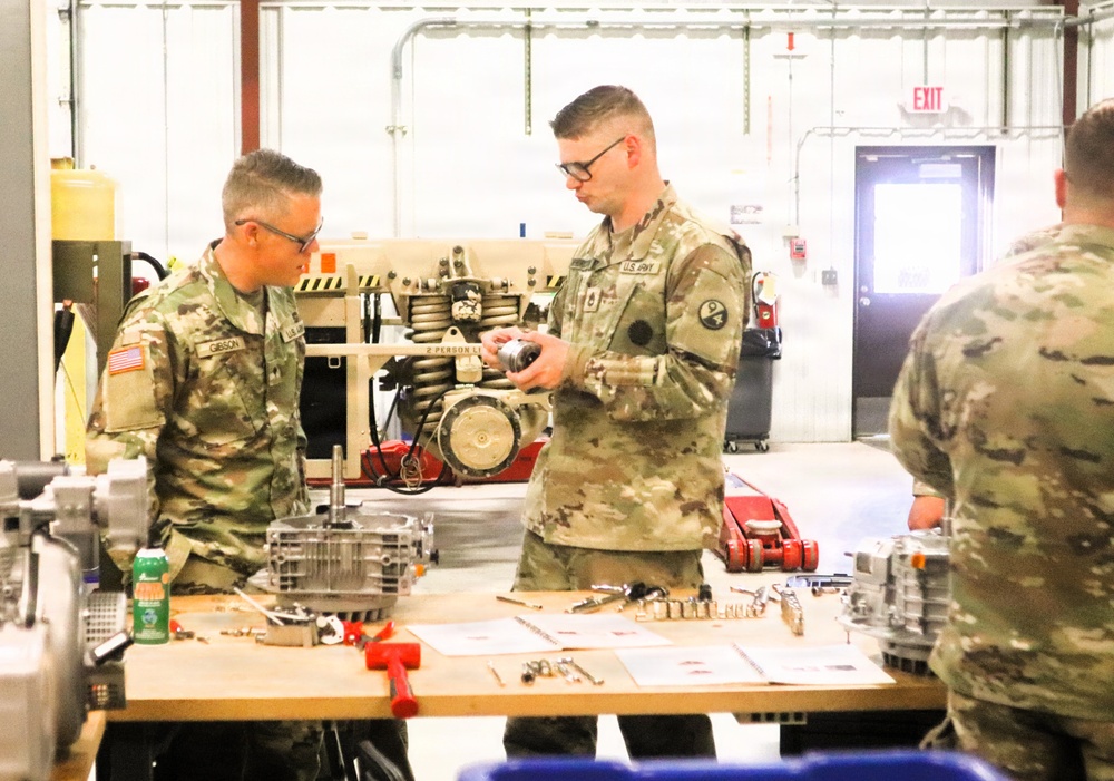 91J10 Quartermaster and Chemical Equipment Repairer Course at Fort McCoy