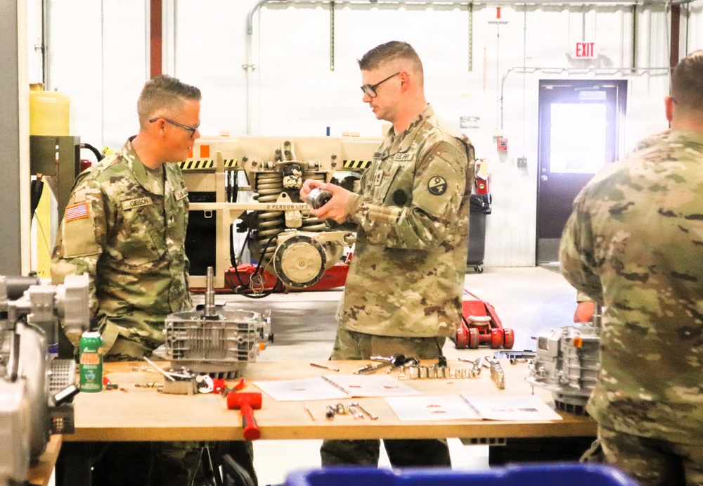 91J10 Quartermaster and Chemical Equipment Repairer Course at Fort McCoy