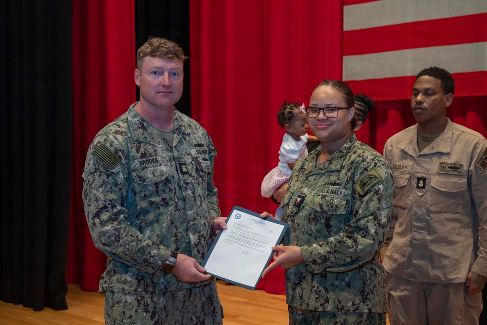 CFAY Holds All Hands and Awards at Quarters&amp;#xA;