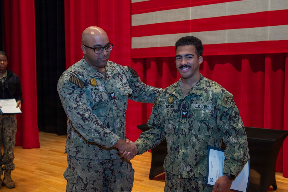 CFAY Holds All Hands and Awards at Quarters&amp;#xA;