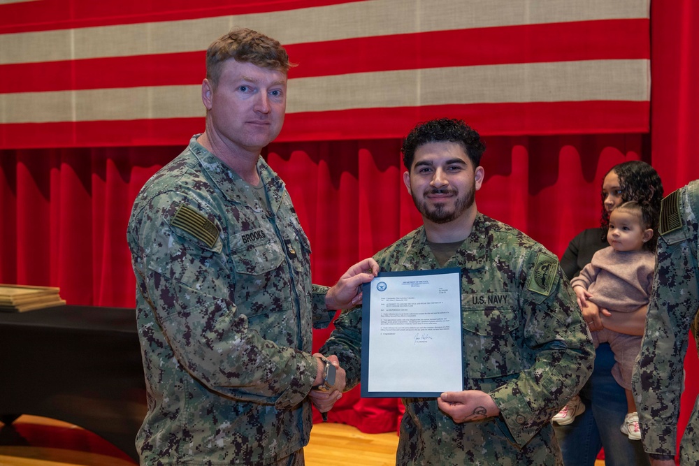 CFAY Holds All Hands and Awards at Quarters&amp;#xA;