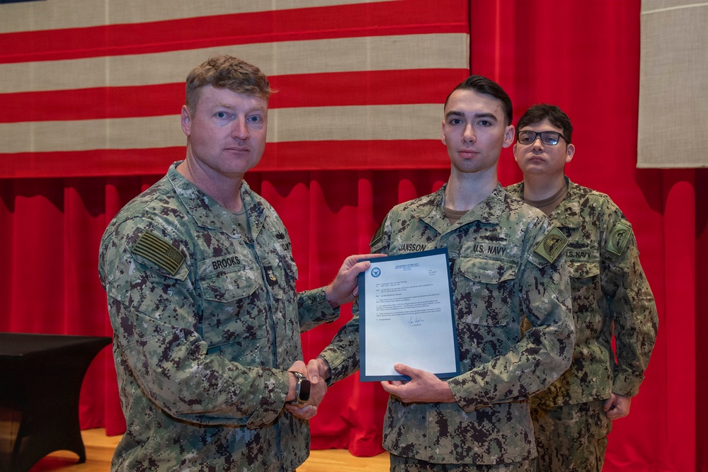 CFAY Holds All Hands and Awards at Quarters&amp;#xA;