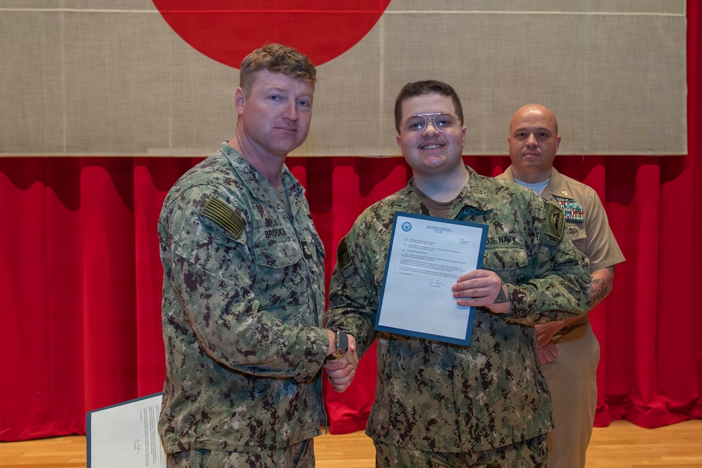 CFAY Holds All Hands and Awards at Quarters&amp;#xA;