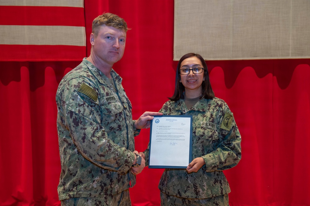 CFAY Holds All Hands and Awards at Quarters&amp;#xA;