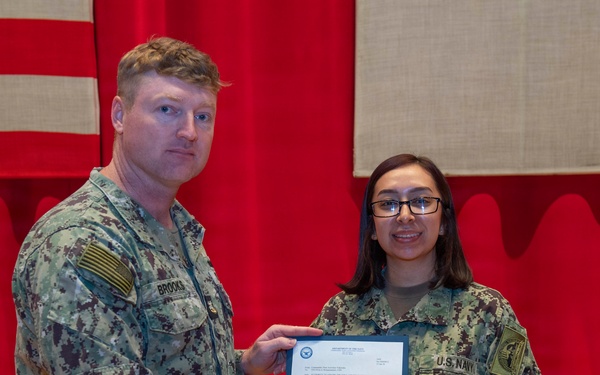 CFAY Holds All Hands and Awards at Quarters&amp;#xA;