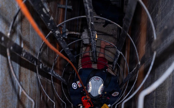 CNRJ Sasebo Conducts Confined Space Rescue Drill