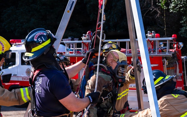 CNRJ Sasebo Conducts Confined Space Rescue Drill