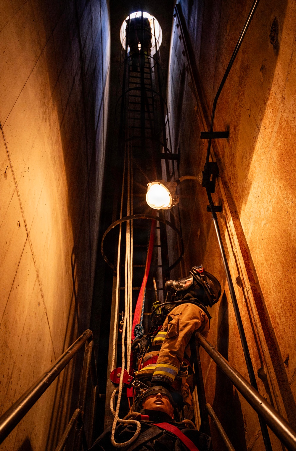CNRJ Sasebo Conducts Confined Space Rescue Drill