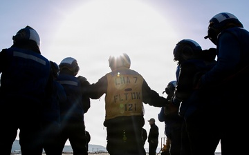 USS Tripoli Conducts Aviation Training Team Drill