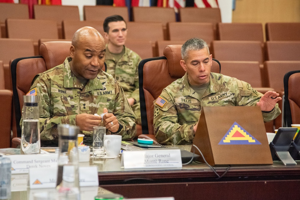 Major General Monté L. Rone visits 7ATC