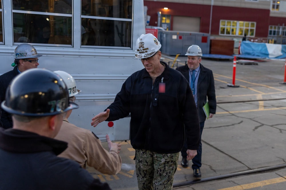 RDML Scott Brown Visits PNSY