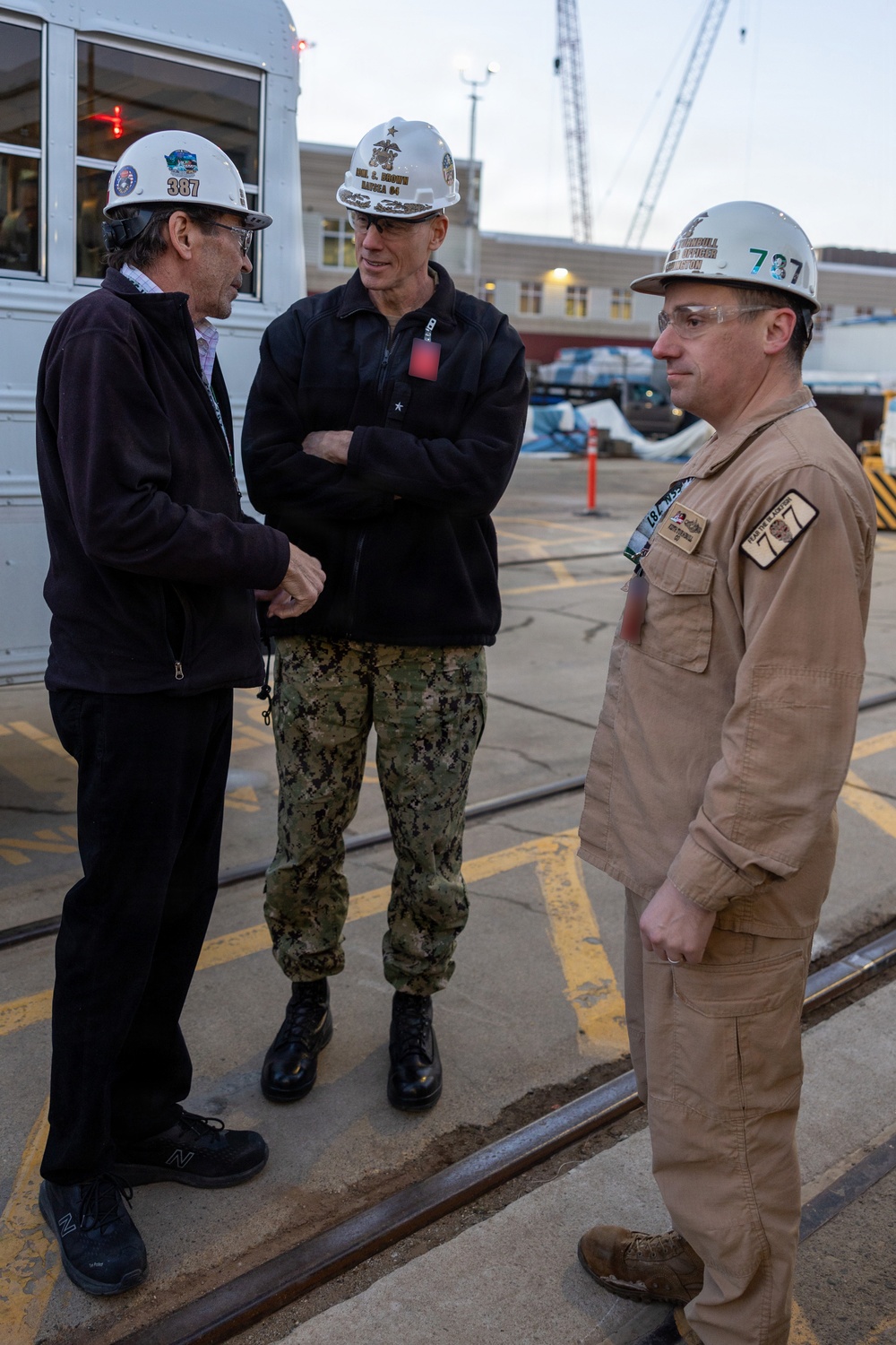 RDML Scott Brown Visits PNSY
