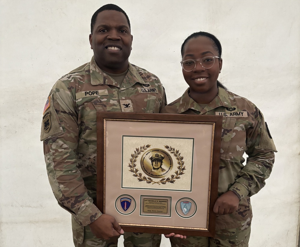 Company commander earns leadership award