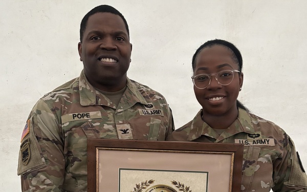 Company commander earns leadership award