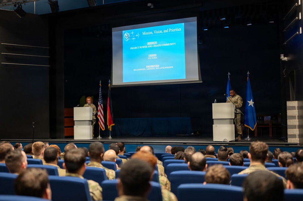 86th AW leadership sharpens focus with all call