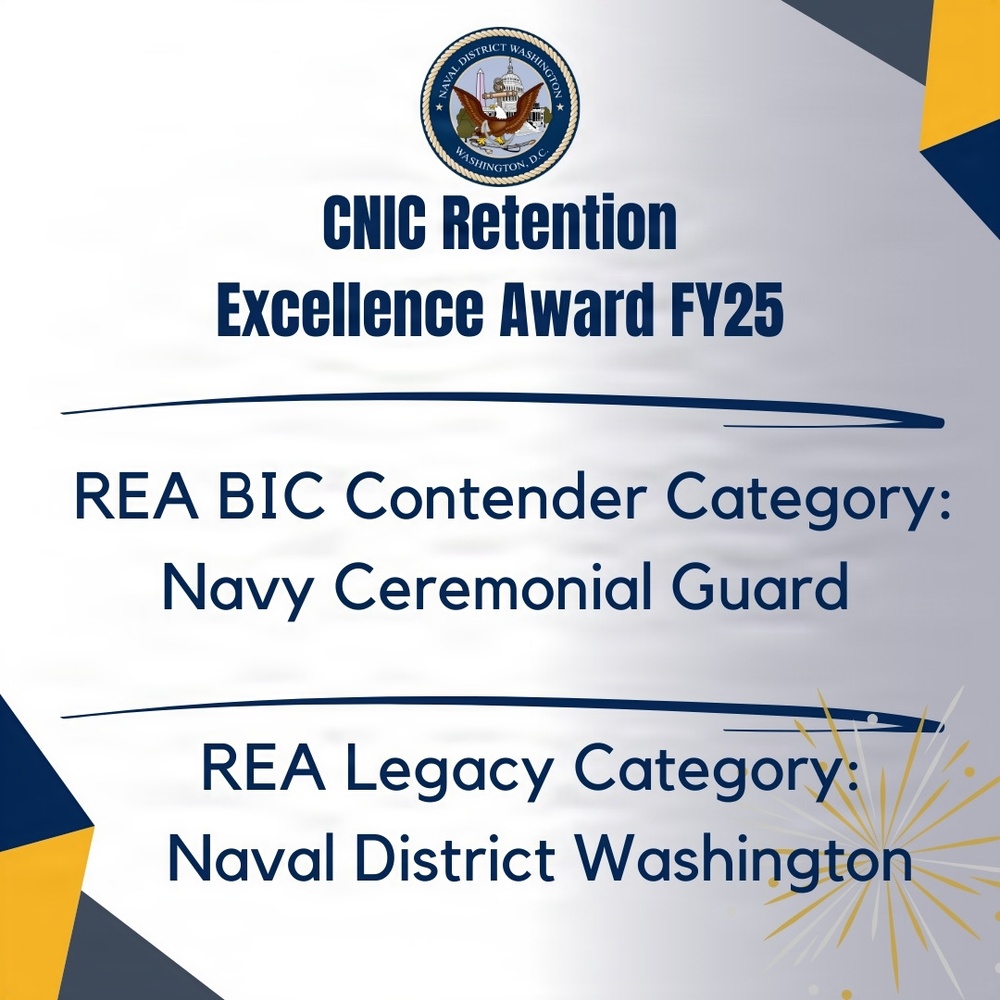 Commander Navy Installations Command FY25 Retention Excellence Award