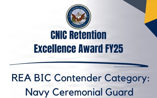 Commander Navy Installations Command FY25 Retention Excellence Award