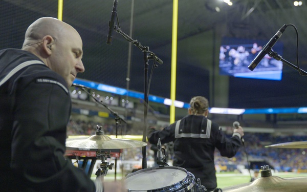 Navy Band Northwest Performs at the Navy All-American Bowl