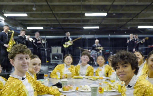 Navy Band Northwest Performs at the Navy All-American Bowl