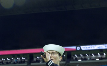 Navy Band Northwest Performs at the Navy All-American Bowl