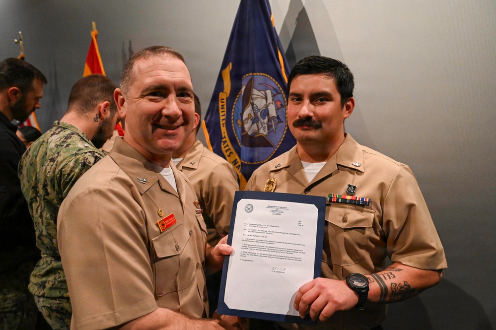 NAVSTA Rota Frocking Ceremony