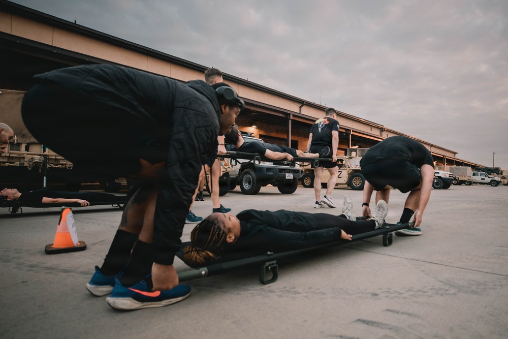 3rd SFG Soldiers mark change of responsibility with PT