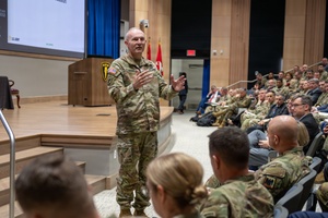 Chief of Staff answers questions at European armies conference