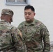 Promotion ceremony for 1st Lt. Haofeng Ding