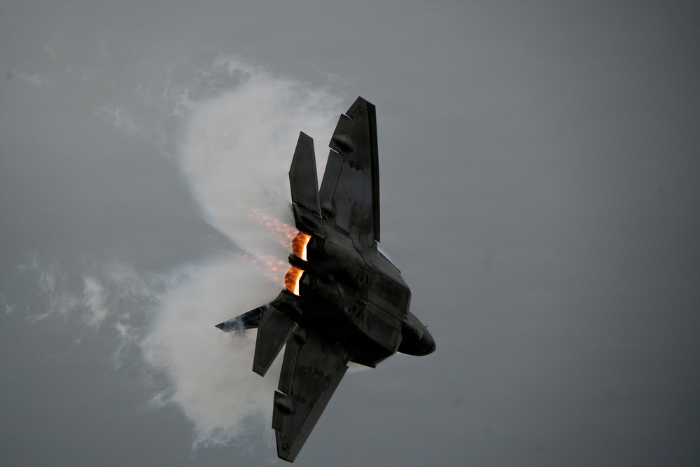 F-22 Raptor Aerial Demonstration Team performs at Pikes Peak Regional Airshow 2024