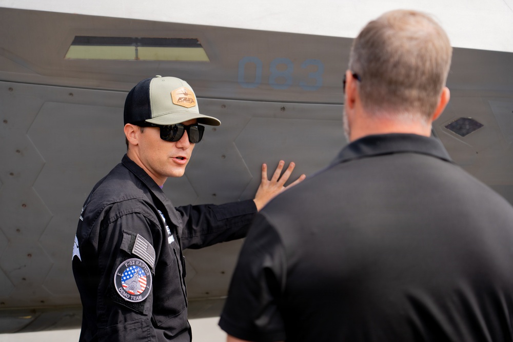F-22 Raptor Aerial Demonstration Team performs at Pikes Peak Regional Airshow 2024