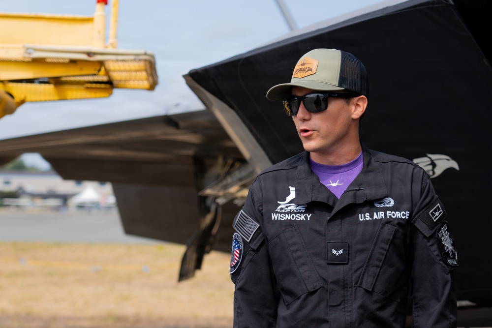 F-22 Raptor Aerial Demonstration Team performs at Pikes Peak Regional Airshow 2024