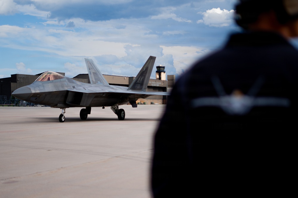 F-22 Raptor Aerial Demonstration Team performs at Pikes Peak Regional Airshow 2024