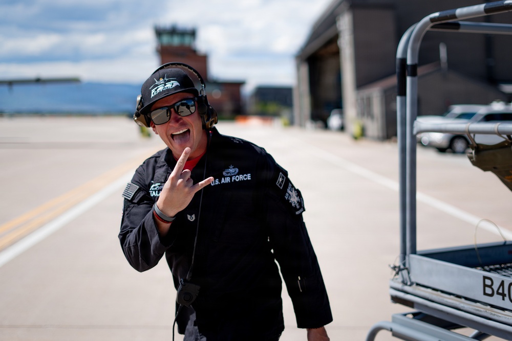 F-22 Raptor Aerial Demonstration Team performs at Pikes Peak Regional Airshow 2024