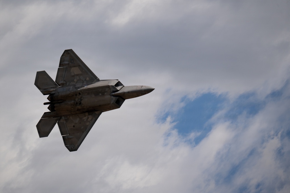 F-22 Raptor Aerial Demonstration Team performs at Pikes Peak Regional Airshow 2024
