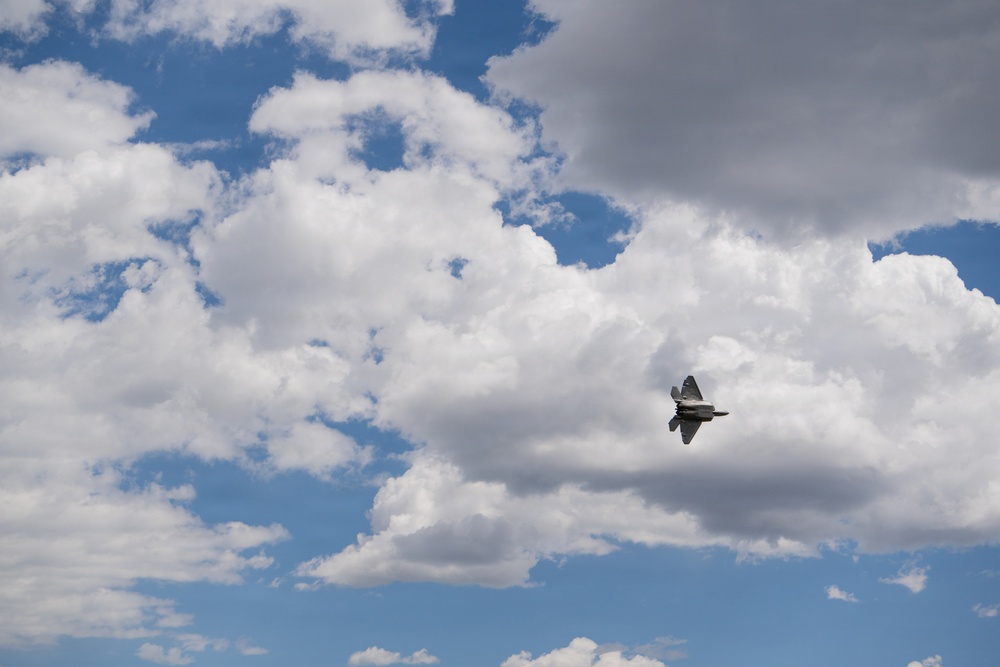 F-22 Raptor Aerial Demonstration Team performs at Pikes Peak Regional Airshow 2024